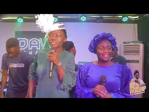 Florence MoyinJesu ministering at 21 Days of Abba Timeless Worship