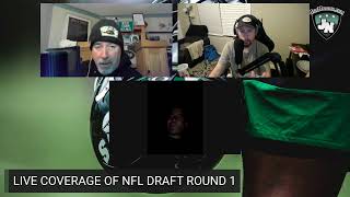 NFL PRE-DRAFT AND ROUND 1 LIVE!!!