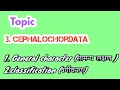 Sub-phylum || CEPHALOCHORDATA || के सामान्य लक्षण ।।और वर्गीकरण।। by sumer sir