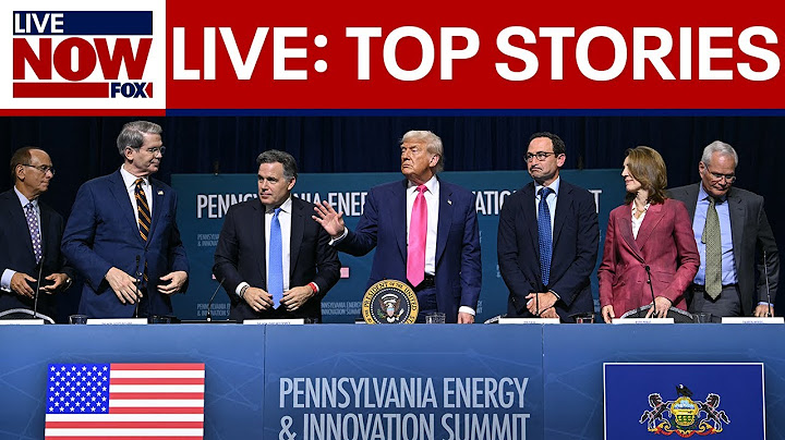 LIVE: President Trump attends energy and AI summit, Mike Waltz nomination hearing, Texas recovery