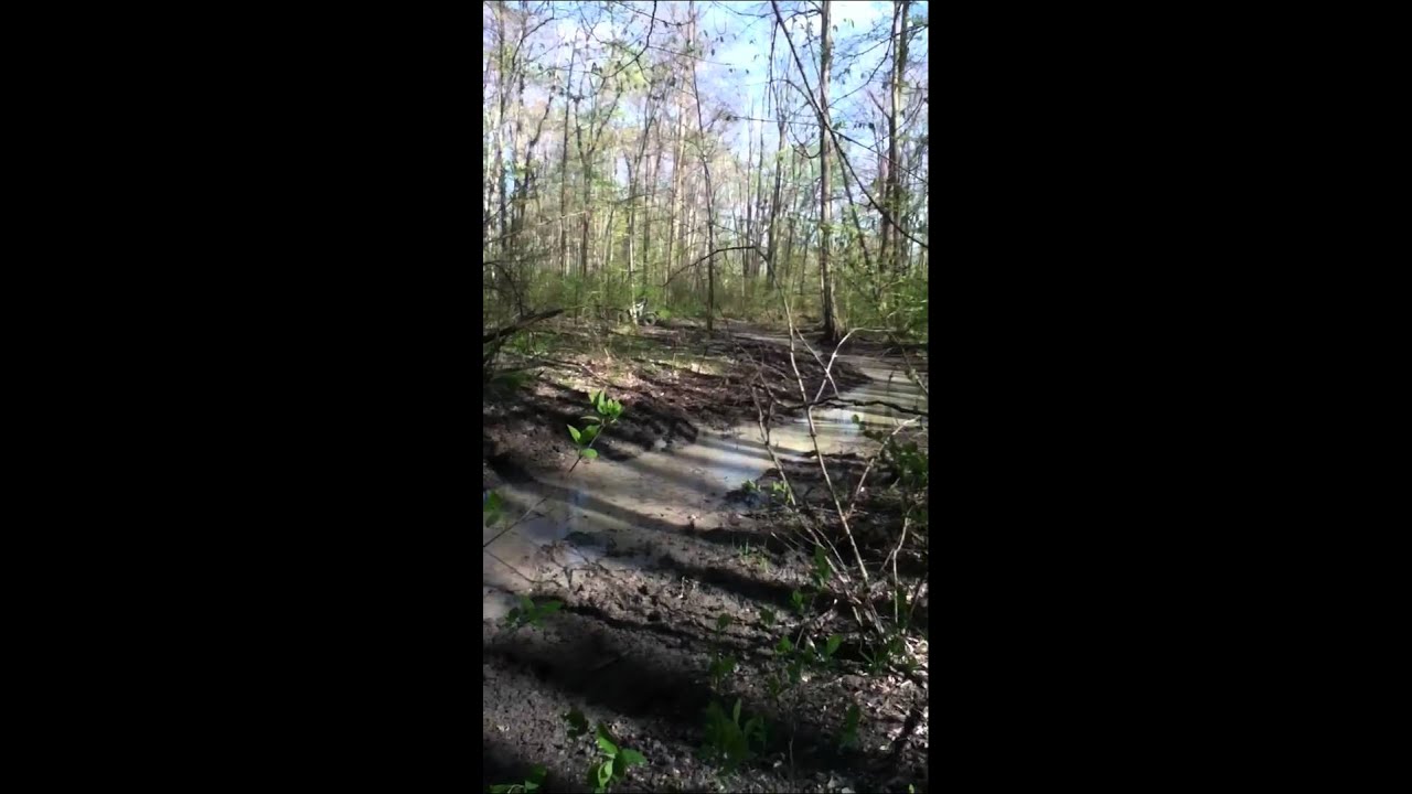 Riding behind Tyler's in the ditch
