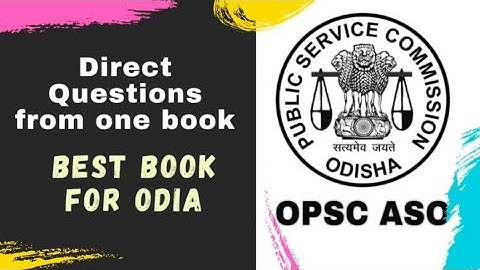 Best book for OPSC ASO Odia Language #OPSCASO #Booklist #ASO | By Odia Study Buddy