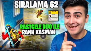 RASTGELE TAKIMA GELEN 45 FPS ÇOCUK İLE EŞLİ RANK KASTIM! PUBG Mobile