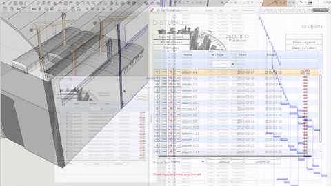 4D for Sketchup - 4D Virtual Builder Ultimate - Link with Microsoft Project