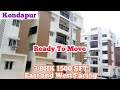 3 BHK 1500 SFT East and West Facing | Kondapur Flats For Sale | New Apartment Flats in Hyderabad
