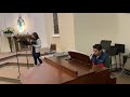 How Great Thou Art performed by Julia Moran-Cherney and James Meyer (SJS Alumni 2019)