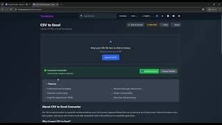 CSV to Excel by Toolsvana