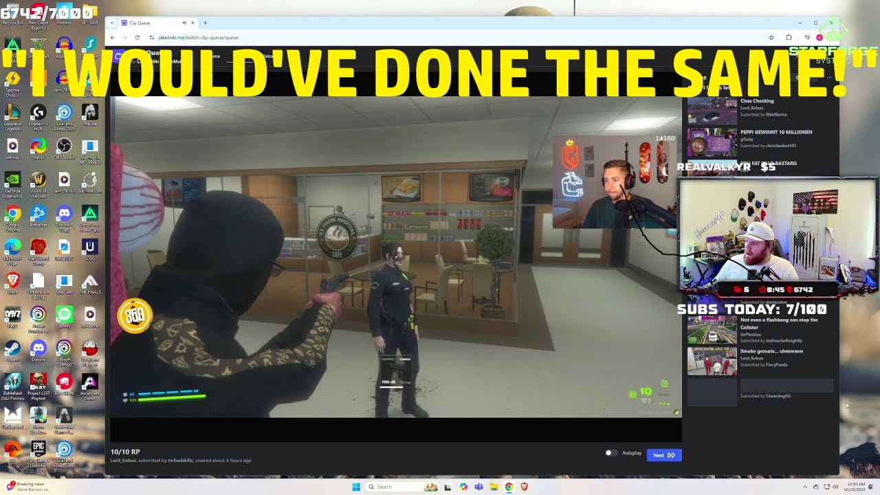 Hutch Reacts to Mr K Sh*oting Cop in Hospital Incident & More Prodigy RP Clips