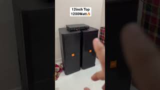 12inch Dual Top🔥2022 || 1200Watt Top 12inch | Mini Dj Setup #RohitDjVlogs Resimi