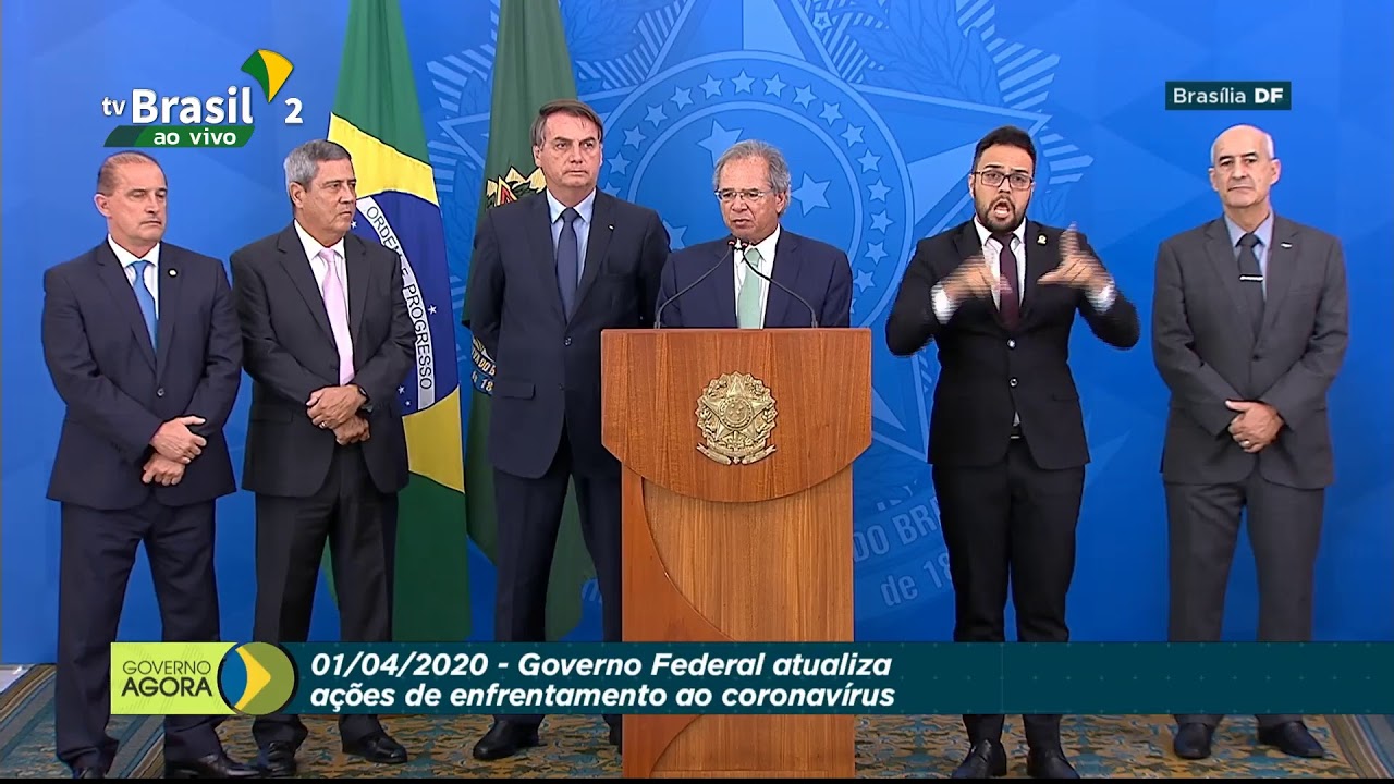 Presidente Jair Bolsonaro faz pronunciamento em Brasília Presidente Jair Bolsonaro faz pronunciamento em Brasília