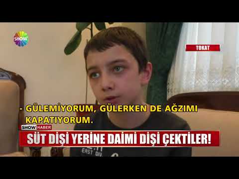 Süt dişi yerine daimi dişi çektiler!