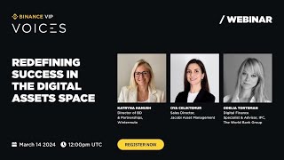 Binance VIP Voices Episode 8: Female Leaders Redefining Success in the Digital Assets Space