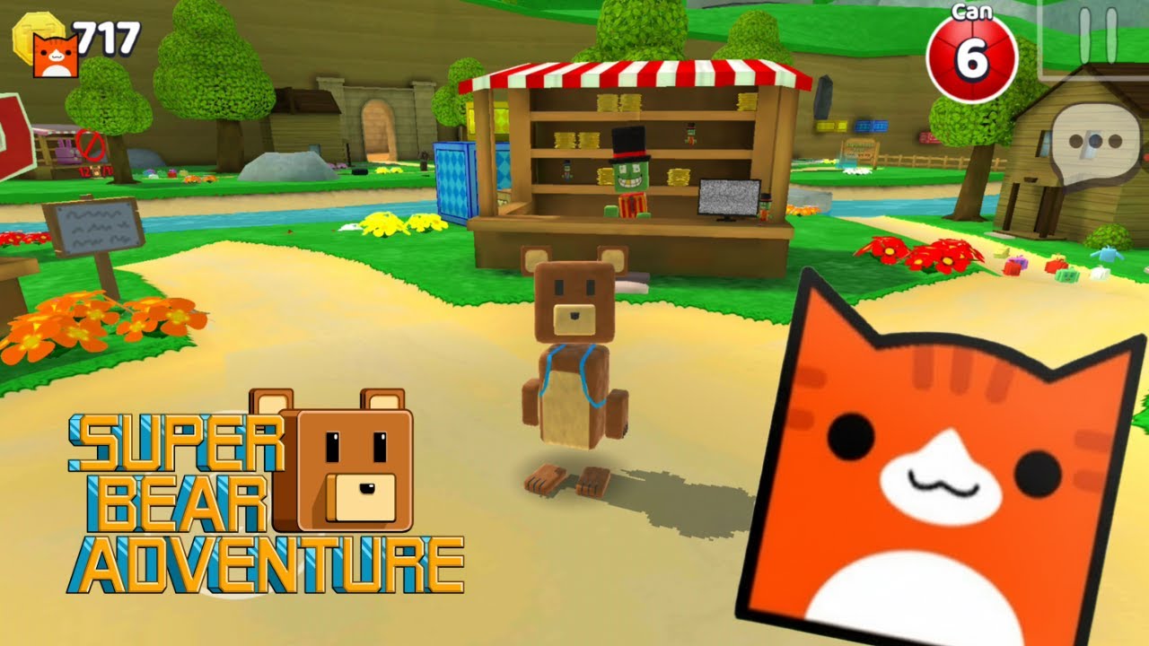 SUPER BEAR ADVENTURE MOD APK OYNUYORUM 😮🐻 SINIRSIZ PARA VE UÇMAK SERBEST!