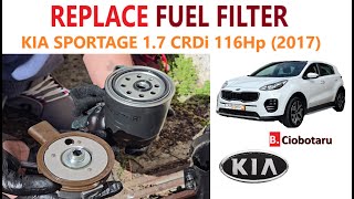 How to replace FUEL FILTER on a KIA SPORTAGE 1.7 CRDi 116Hp (2017) Kia Fuel Filter