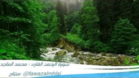 سورة الرحمن القارئ الشيخ : محمد الماجد