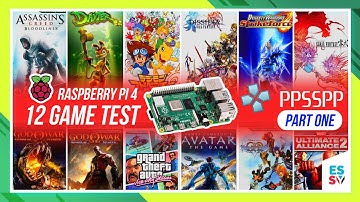 PPSSPP on Raspberry Pi4 | God Of War, GTA, Avatar and many more! [Part 1]