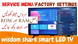 how to enter in service menu of wisdom share LED TV,How to Open Wisdom Share LED Factory Setting screenshot 3
