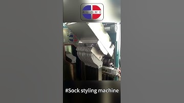 This sock shaping machine is equipped with an adaptive pressure system that #socks #sockmachine