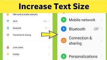 Realme Phone | Text Size Bada Kaise kare | Text Size Chota Kaise Kare