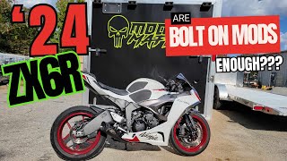 2024 Kawasaki ZX6R With M4 Slip on and ECU FLASH  | Moore Mafia Dyno