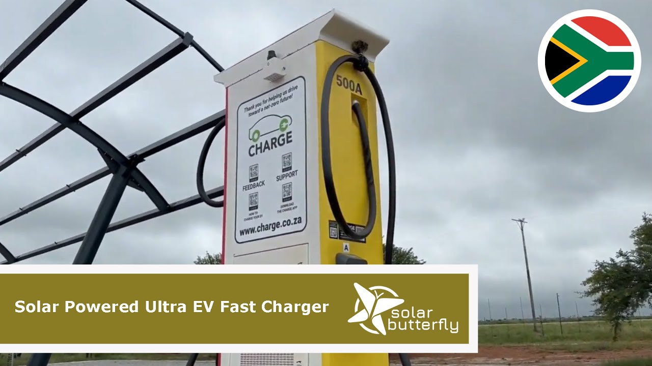 100% Solar Powered Ultrafast EV Charger | Pioneer - YouTube