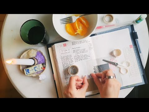 Weekly re-set in the Hobonichi~ a cozy \