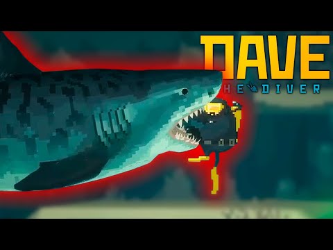 Видео: Большие акулы // Dave the Diver #2
