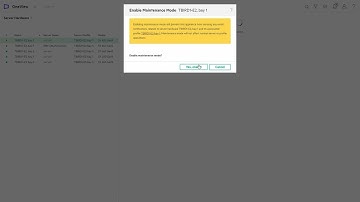 Enable Maintenance Mode in HPE OneView-Demo#5