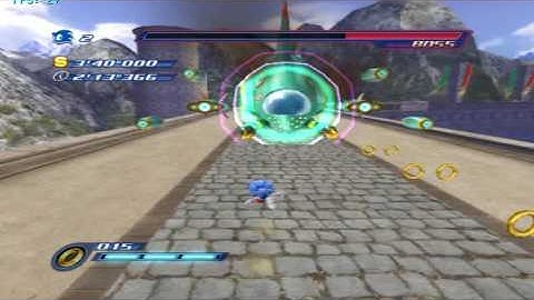 Dolphin SVN R3200 : Sonic Unleashed (Wii) - Boss Level- Egg Devil Ray