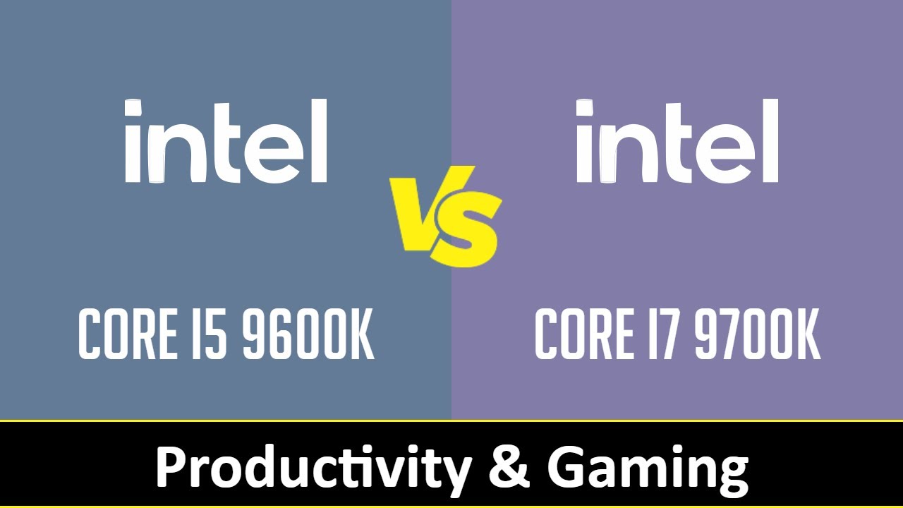 Intel Core I5 9600k Vs I7 4790k Intel Core i5 9600K vs Intel Core i7 9700K - Productivity & Gaming (RTX