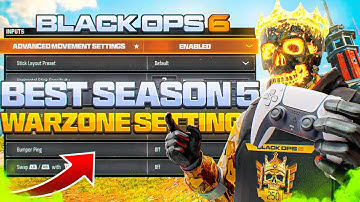 *NEW* BEST Season 5 Warzone Settings for PC & Console 🔥 ( Controller, Graphic, & Audio )