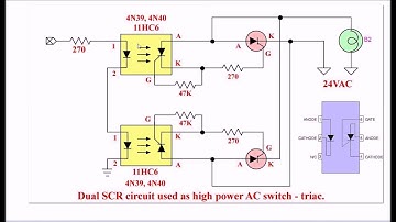 Use Dual SCRs as High Power AC Triac