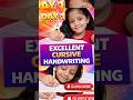 excellent cursive handwriting for beginners|Little Navya Vlogs| #shorts #navya #cursivewriting