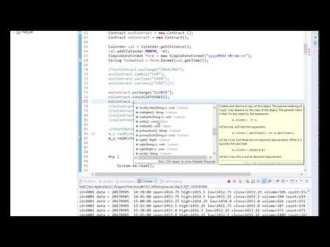Easy way to set a Contract with the Interactive Brokers API