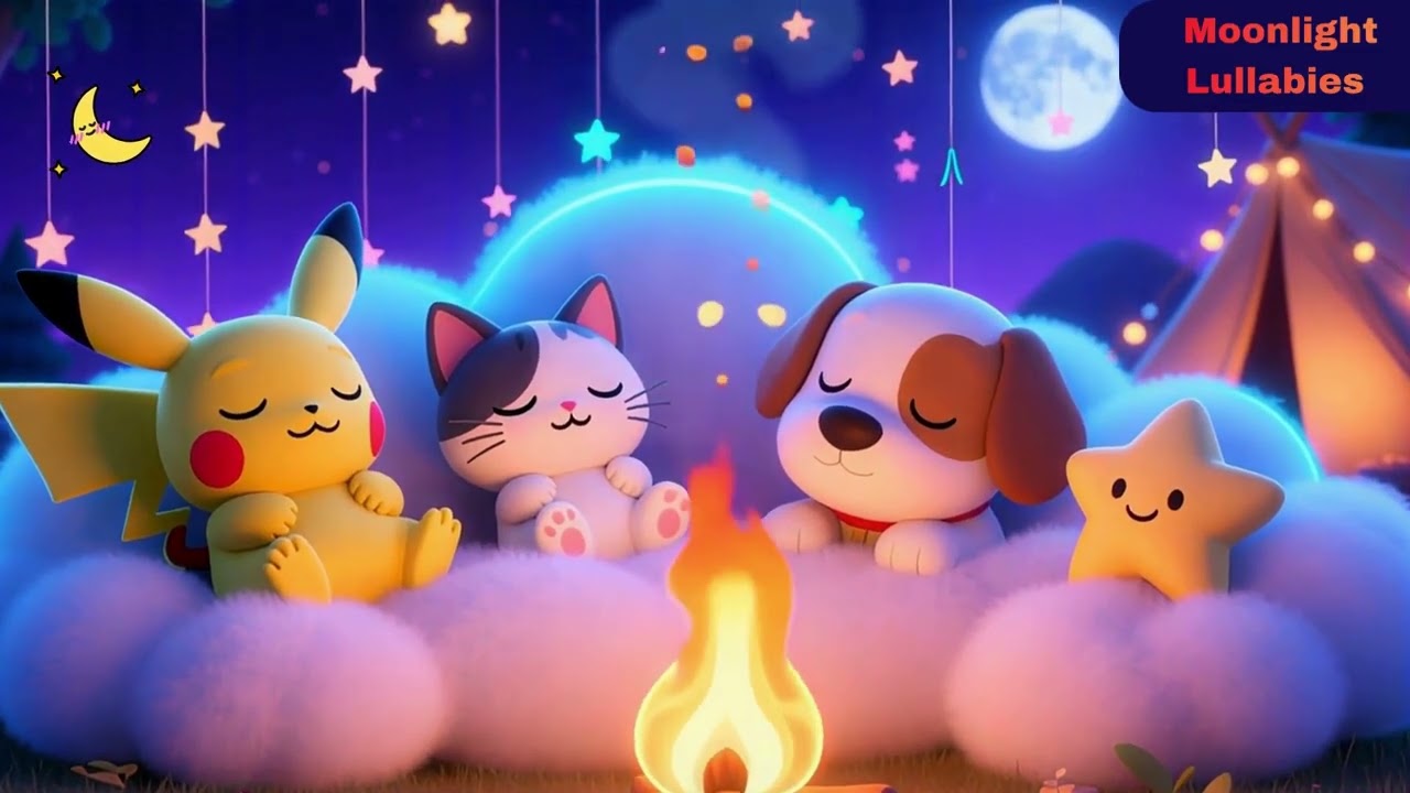 Dreamy Starry Night | Kids Lullaby with Cute Characters