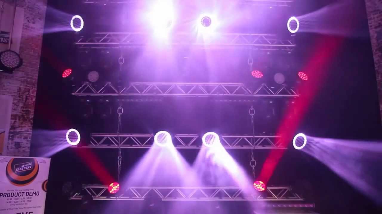 Clay Paky A.leda B-EYE demo: live from Plasa 2013