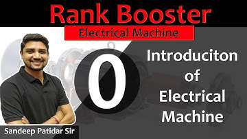Lec 00 Introduction of Electrical Machine