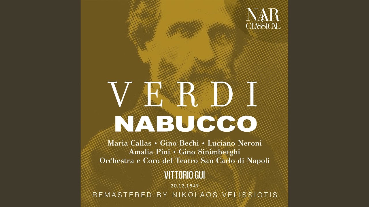 Watch Nabucco, IGV 19, Act II: "Vieni, o Levita! Il santo codice reca!" (Zaccaria) on YouTube Watch Nabucco, IGV 19, Act II: "Vieni, o Levita! Il santo codice reca!" (Zaccaria) on YouTube