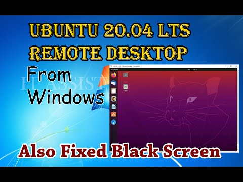 ubuntu remote desktop from windows | Ubuntu 20.04 LTS | xrdp