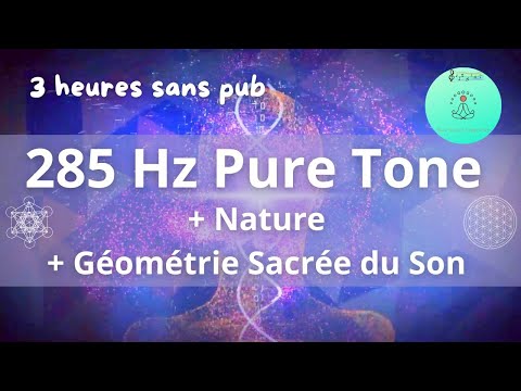 285 Hz Pure Tone | Réparation des organes | Fréquence de Guérison