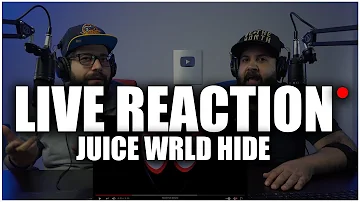 SUCH A GOOD SONG FOR A GREAT MOVIE!! JUICE WRLD - HIDE *LIVE REACTION!!