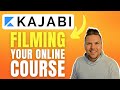 Kajabi: Filming Your Online Course