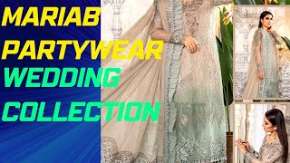 MariaB Mbroidered Addawork Formal Wedding Collection Coffee And Smoky Green #mariab #formal #coffee screenshot 5