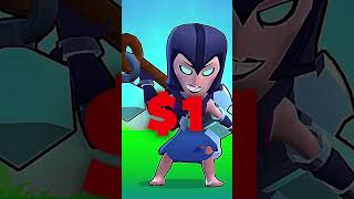 $1-$100 Brawl Stars Skins 2! #shorts #brawlstars 