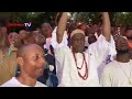 Eze chukwuemeka eri visits agbanabo ezu na omambala river to pray at the 2022 world eri festival