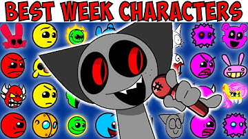 ALL BEST WEEK CHARACTERS TEST | FNF Character Test | Gameplay VS Playground