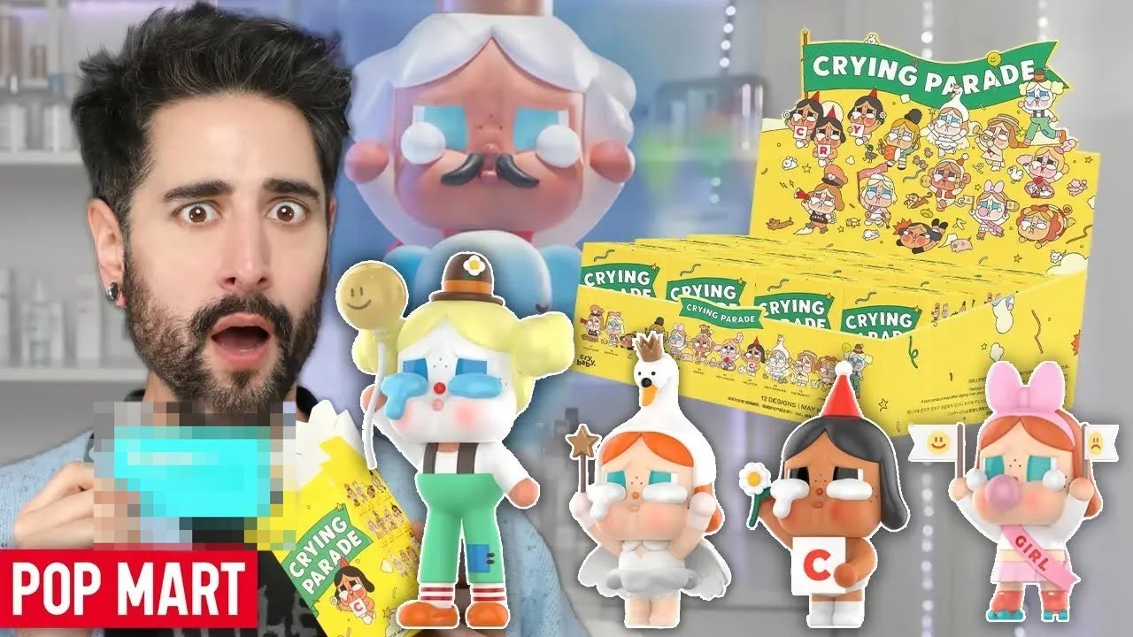 POP MART’S CRYBABY - Crying Parade. FULL SERIES BLIND BOX UNBOXING! 💜