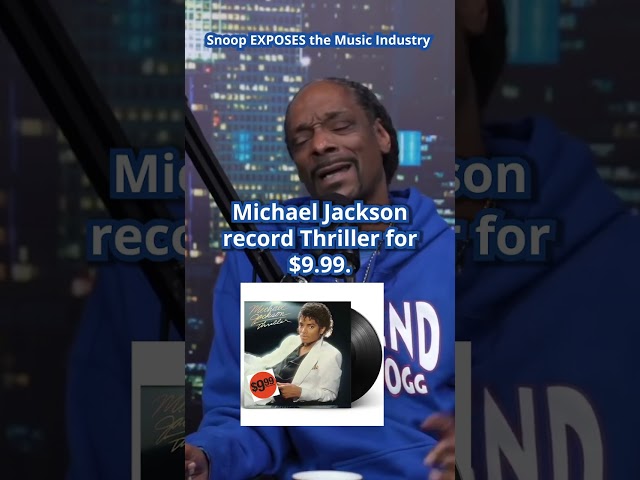 Snoop Dogg EXPOSING Music Industry: Michael Jackson u0026 Taylor Swift (via Full Send Podcast) #shorts class=