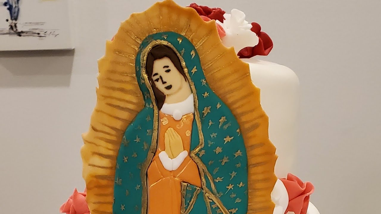 La Virgen De Guadalupe en un Pastel - YouTube