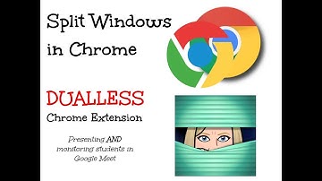 Presenting & Monitoring in Google Meet with Dualless Chrome Extension